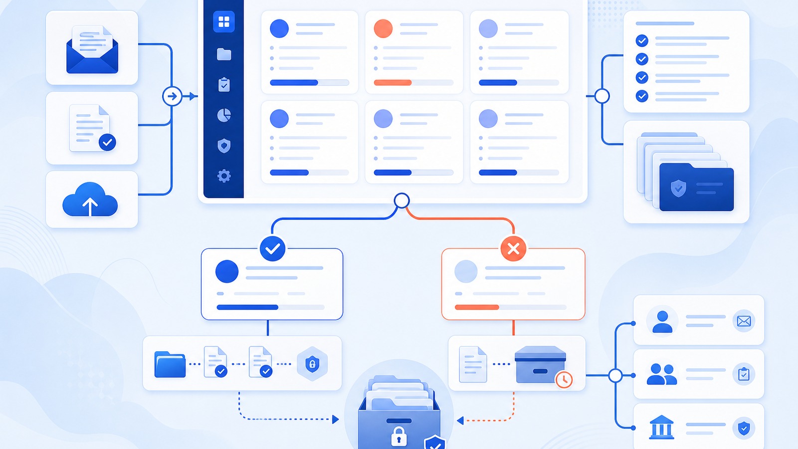Illustration for H-1B cap closeout workflow steps for immigration operations teams